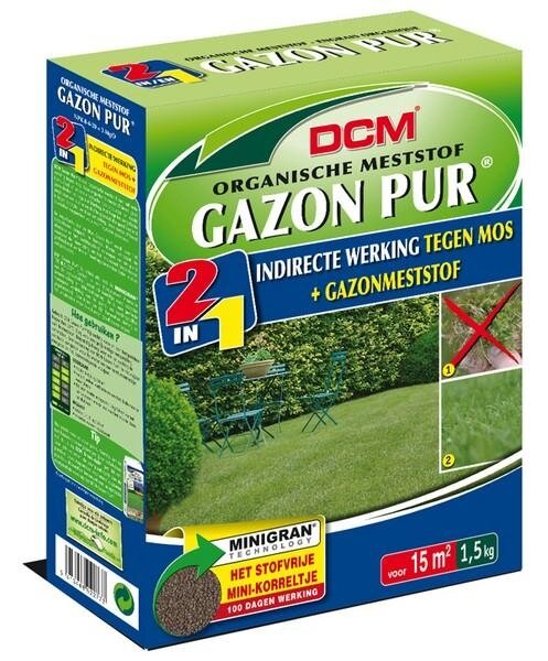DCM Meststof Gazon Pur® 1,5 kg